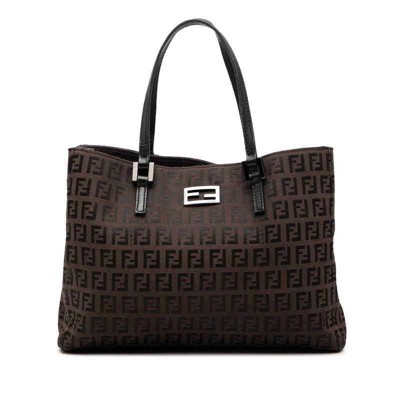 FENDI（フェンディ） ズッキーノ トートバッグ ハンドバッグ ブラウン 