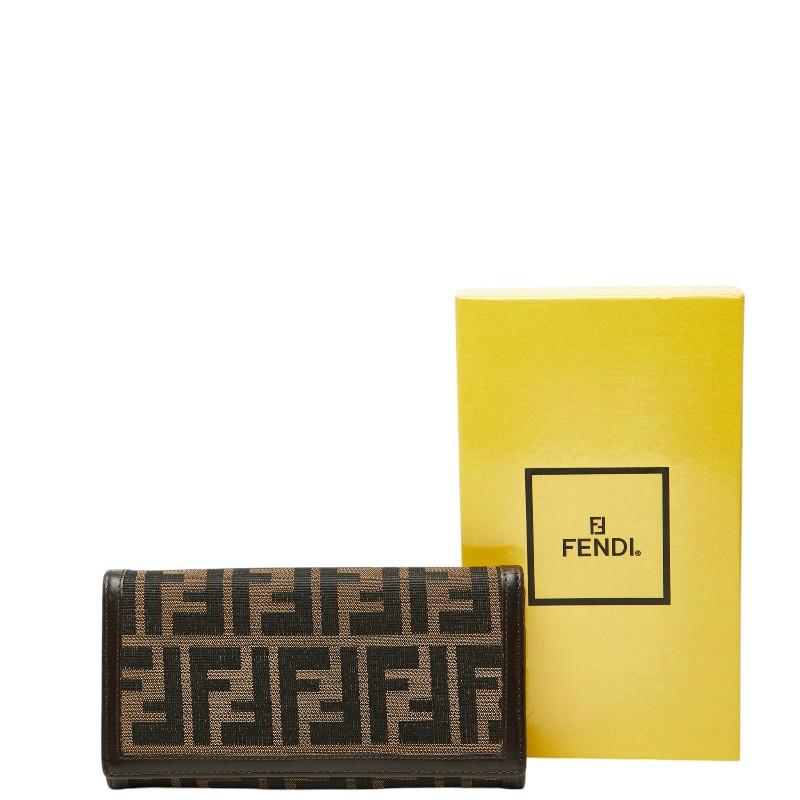 FENDI（フェンディ） ズッカ 長財布 30851 ブラック ブラウン
