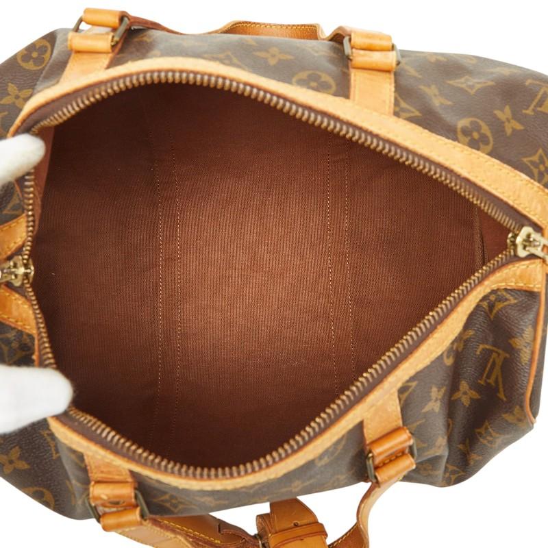 ルイヴィトン　モノグラム　サックスプール35 ボストンバッグ　ブラウン　237 LOUIS VUITTON（ルイ・ヴィトン） ルイ ヴィトン モノグラム サックス