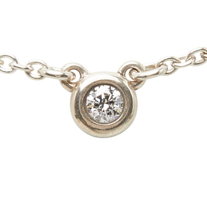 TIFFANY＆Co. ティファニー ダイヤ シルバー バイザヤード ネックレス TIFFANY&Co.（ティファニー） バイザヤード ダイヤモンド ネックレス