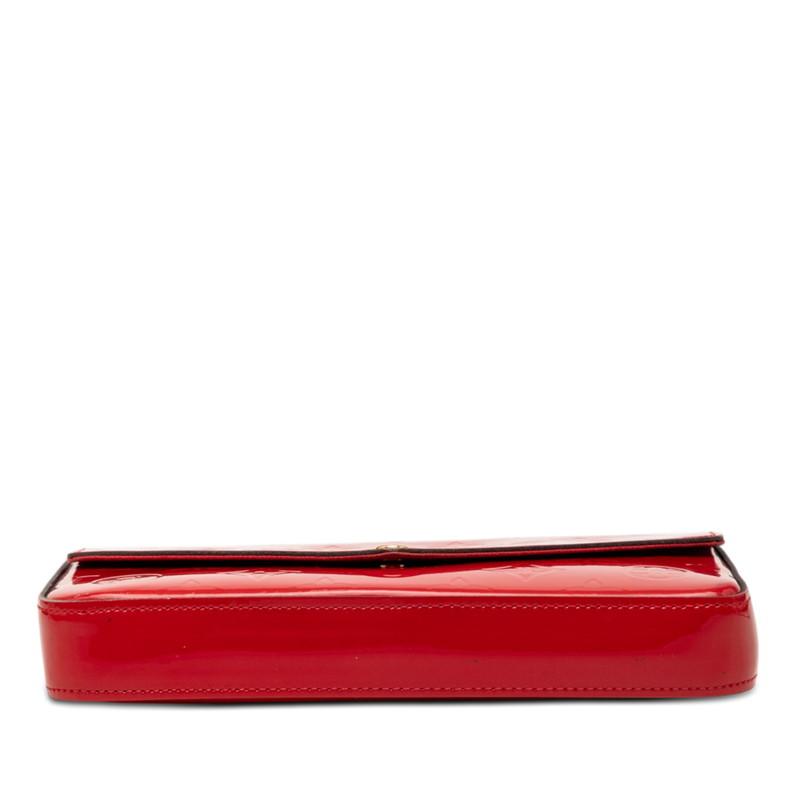 ルイヴィトン モノグラム ヴェルニポシェット ポーチ　レッド LOUIS VUITTON（ルイ・ヴィトン） ルイ ヴィトン モノグラム ヴェルニ