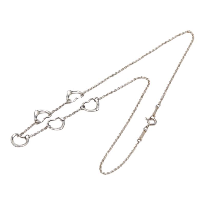 TIFFANY&Co.（ティファニー） 5連 オープンハート ネックレス SV925