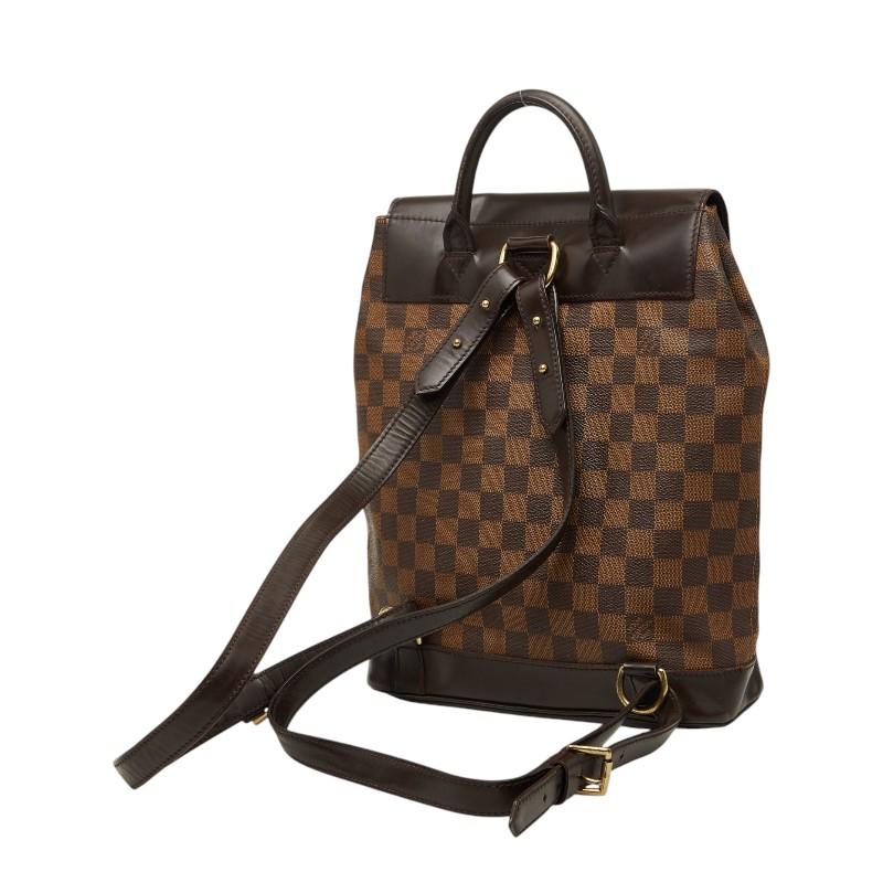 【美品】ルイヴィトン　ダミエ　ソーホー　リュックサック　ブラウン　5626 LOUIS VUITTON（ルイ・ヴィトン） ルイ ヴィトン ダミエ ソーホー