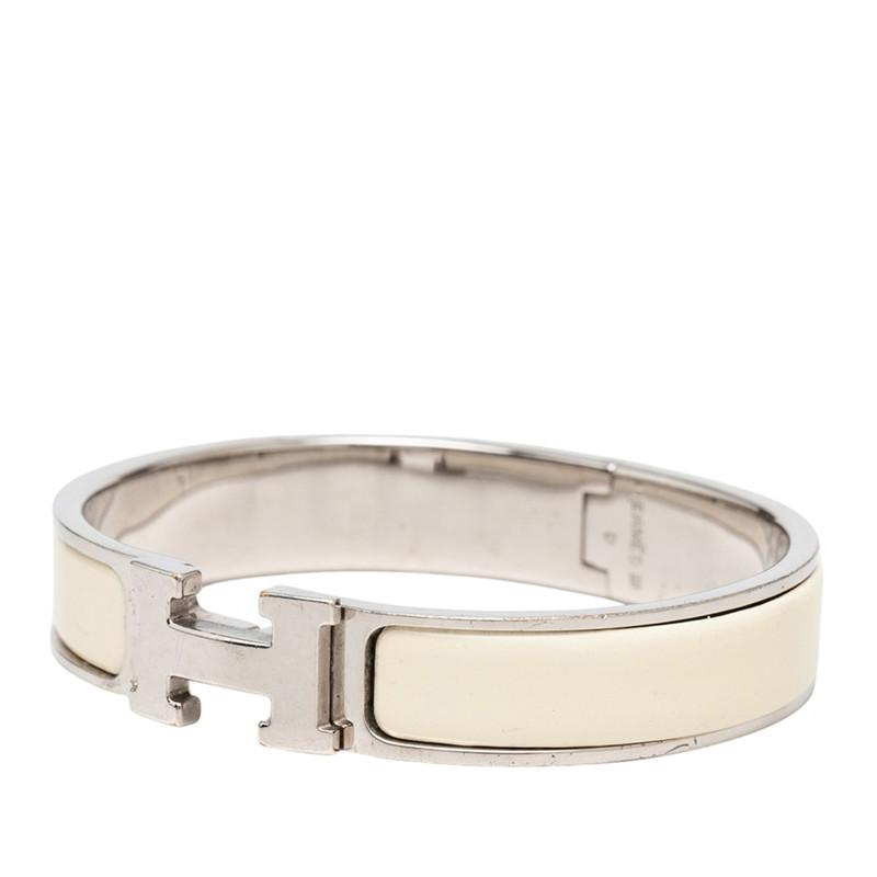 HERMES（エルメス） クリックH PM Hバングル ブレスレット アイボリー