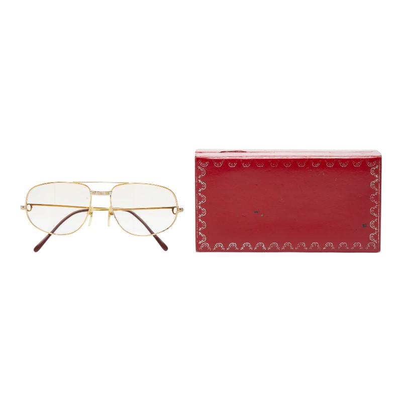 Cartier（カルティエ） サントス ツーブリッジ メガネ メガネフレーム