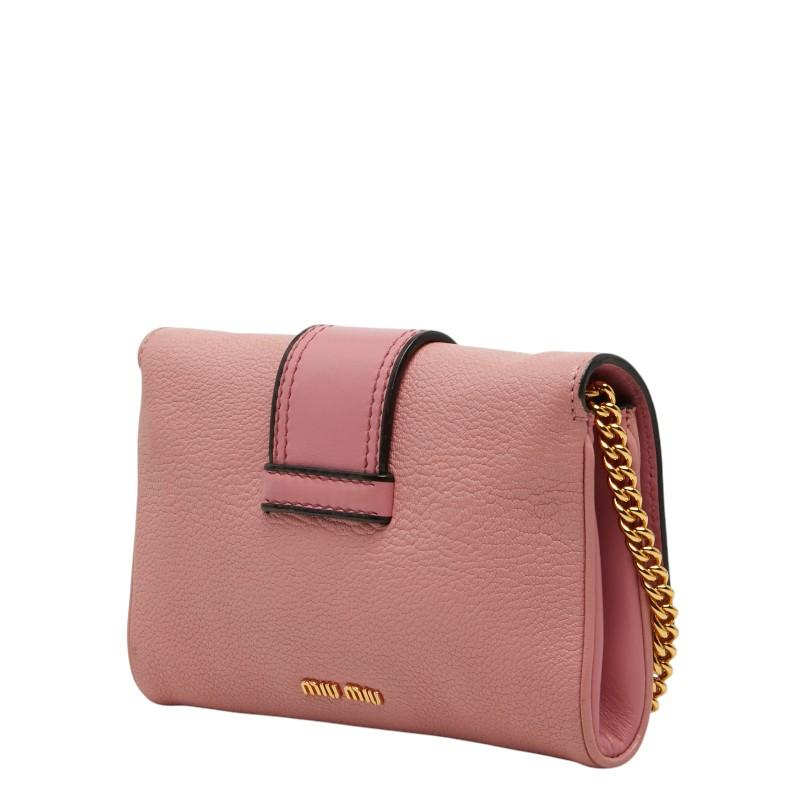 miu miu（ミュウミュウ） マドラス チェーン ショルダーバッグ 5BH017