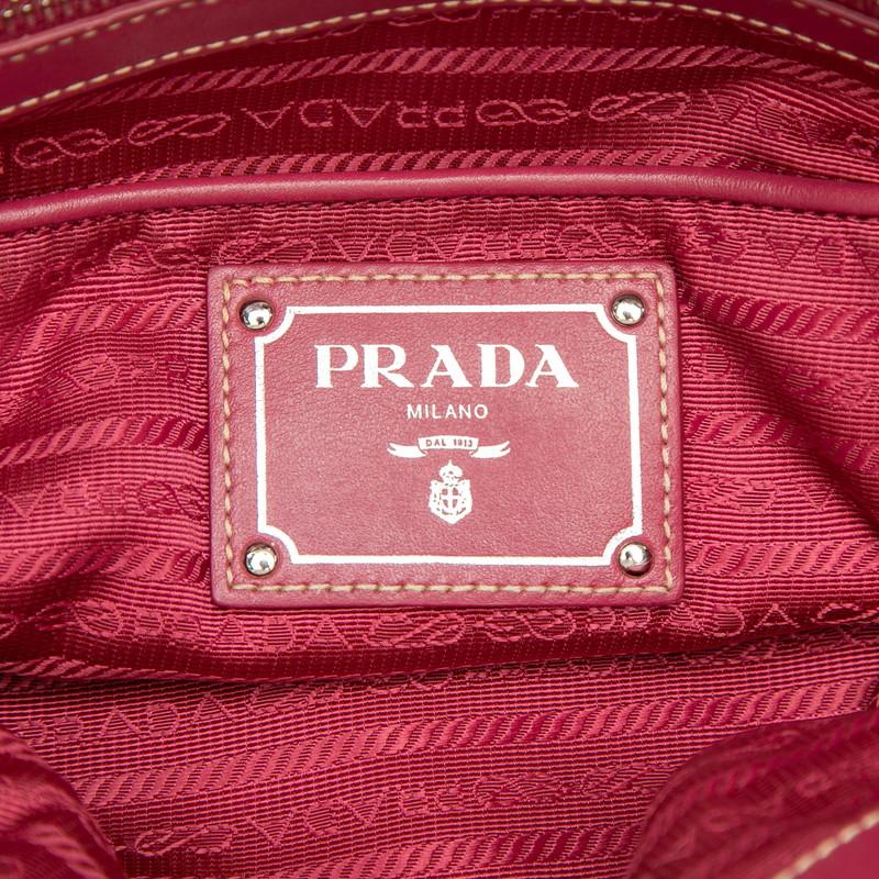 美品✨PRADA プラダ ピンク ナイロン ハンドバッグ トートバッグ 白タグ PRADA（プラダ） ロゴ トートバッグ ハンドバッグ ピンク ナイロン