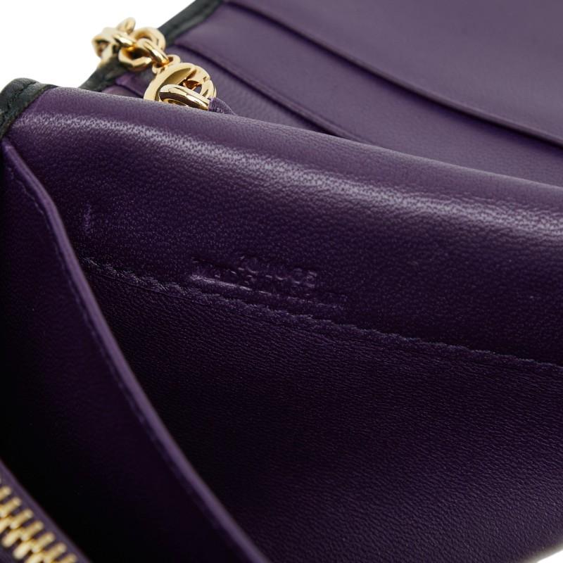 LOEWE（ロエベ） アナグラム 長財布 チェーンウォレット ブラック
