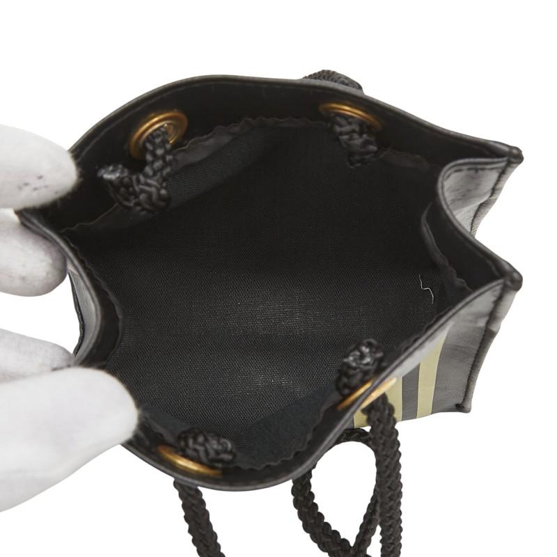 【FENDI】フェンディ fazzuolo ミニハンド バッグ 黒レディース FENDI（フェンディ） Fazzuolo ミニ ハンドバッグ ブラック イエロー