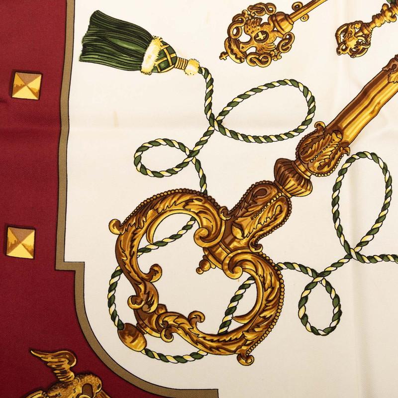 HERMES（エルメス） カレ90 LES CLES THE KEYS RARE 鍵柄 スカーフ
