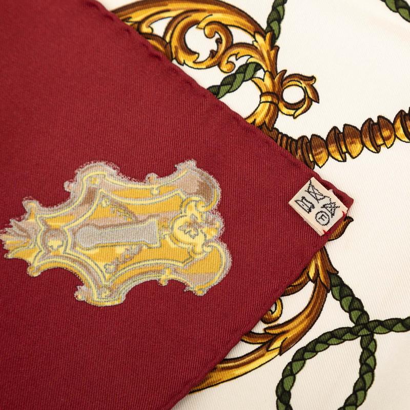 激レア！　エルメス　カレ90 HERMES（エルメス） カレ90 LES CLES THE KEYS RARE 鍵柄 スカーフ