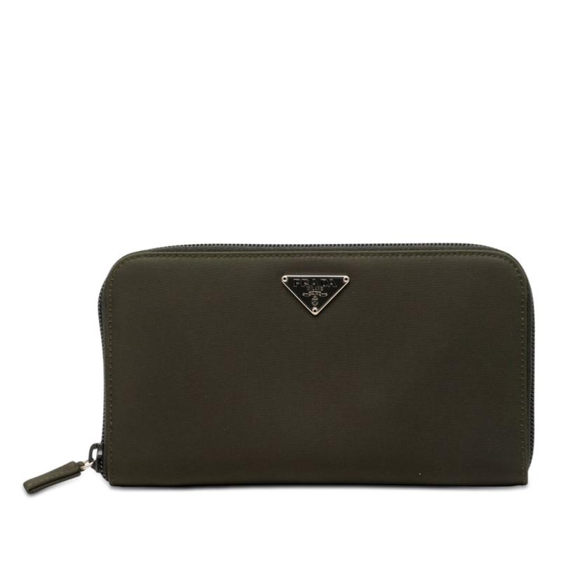 PRADA（プラダ） 三角ロゴプレート テスート 長財布 ラウンド
