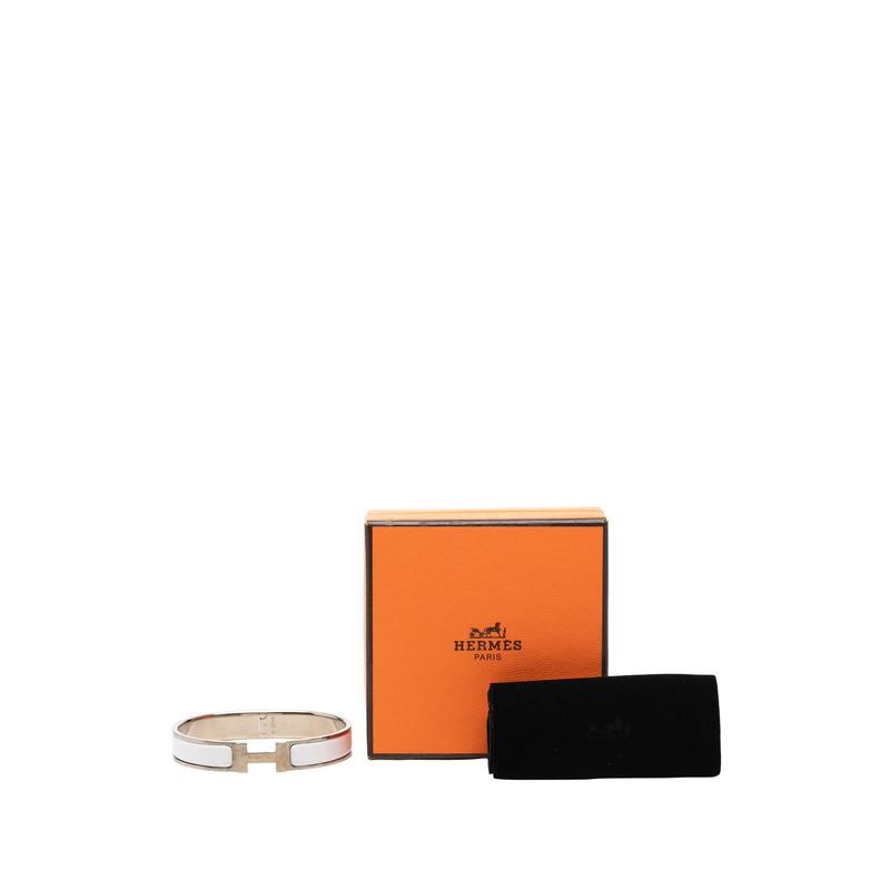 HERMES（エルメス） クリックHH T5 XL エナメルブレスレット シルバー