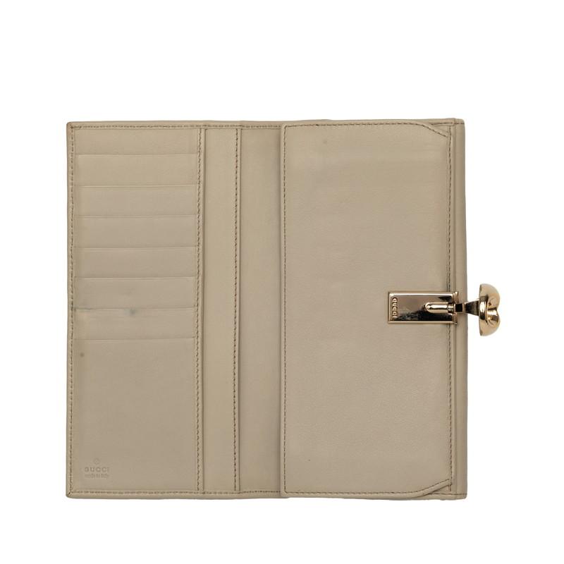 GUCCI（グッチ） グッチシマ 長財布 159641 グレー系 レザー