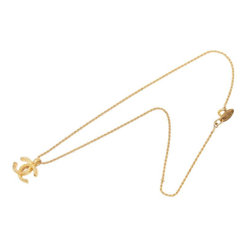 CHANEL（シャネル） ココマーク ペンダント ネックレス ゴールド