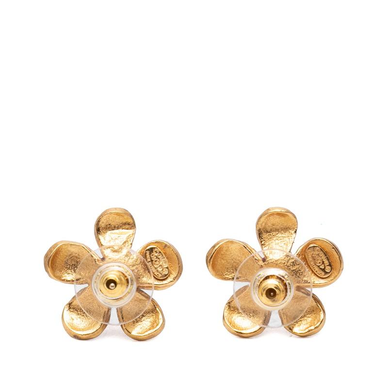 CHANEL（シャネル） ココマーク フラワーモチーフ スタッドピアス 03P