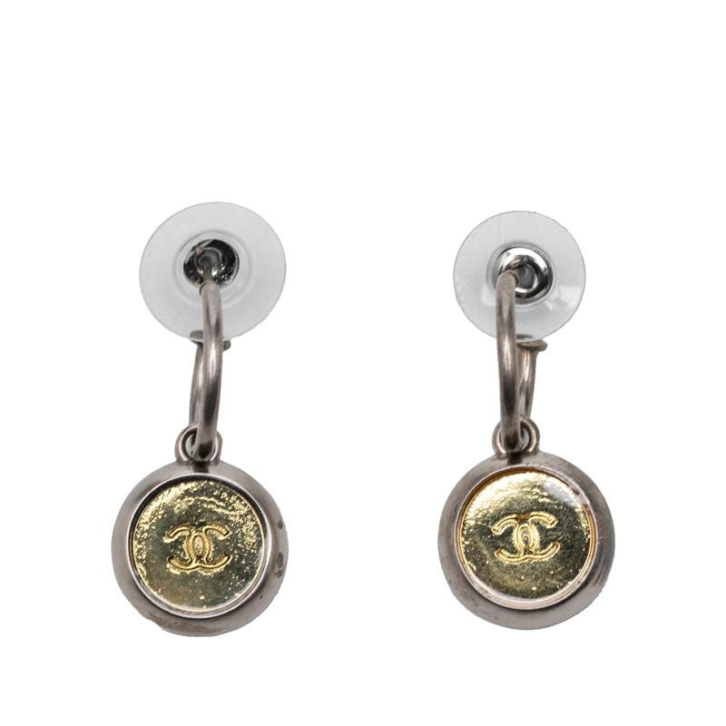 CHANEL（シャネル） ココマーク ヴィンテージ フープ スタッド ピアス