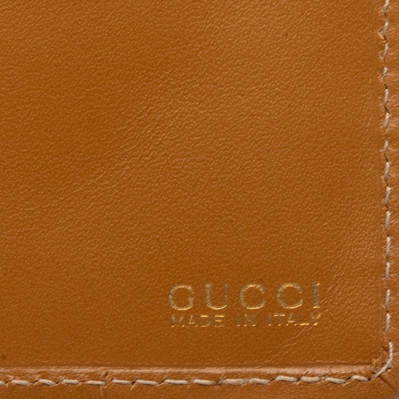 GUCCI（グッチ） GGキャンバス 二つ折り財布 ベージュ ブラウン