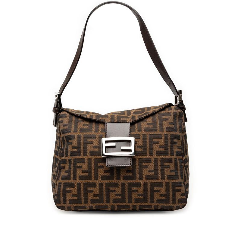 【美品】FENDI フェンディ ズッカ柄 マンマバゲット ワンショルダーバッグ FENDI（フェンディ） ズッカ マンマバゲット ショルダーバッグ ワン