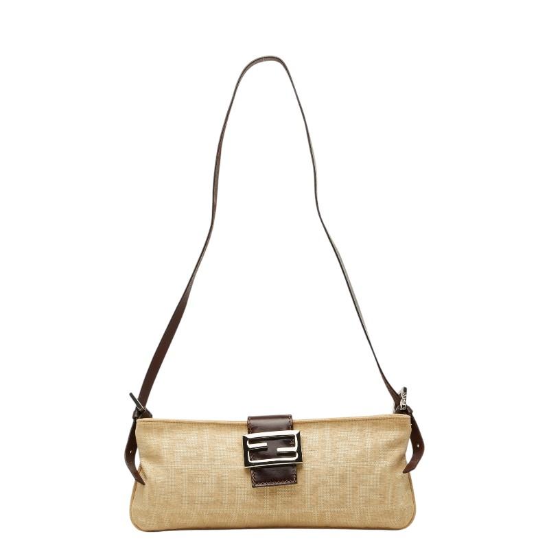 FENDI（フェンディ） ズッカ ショルダーバッグ ベージュ ブラウン 