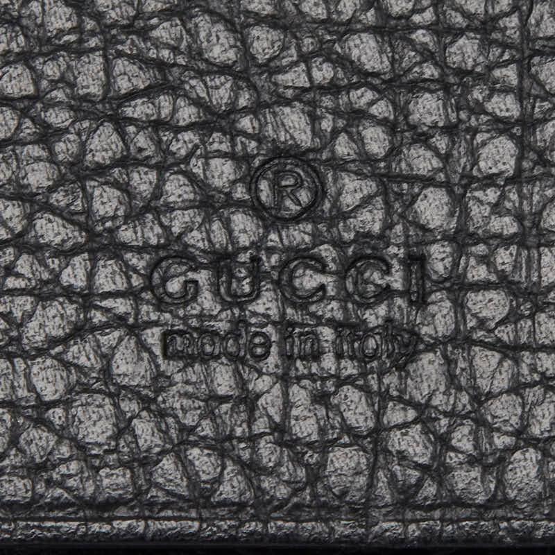 GUCCI（グッチ） ダブルG キーケース 456118 ブラック レザー