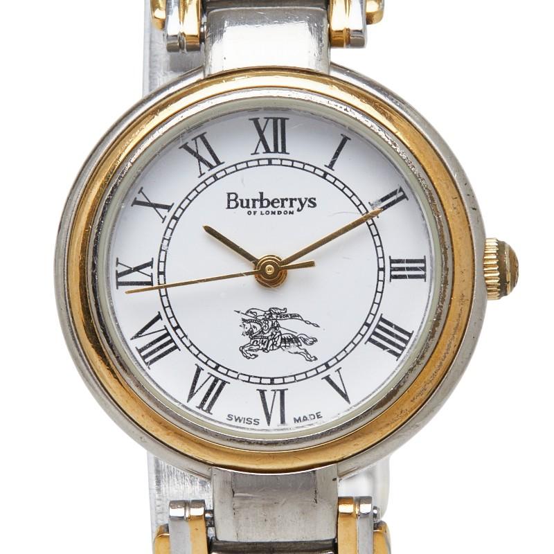 BURBERRY（バーバリー） 8000 腕時計 クオーツ ホワイト文字盤