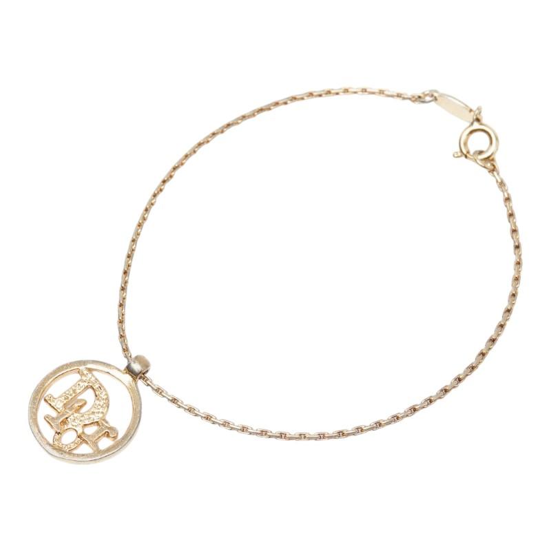 ディオール ロゴ ブレスレット ゴールド メッキ レディース Dior