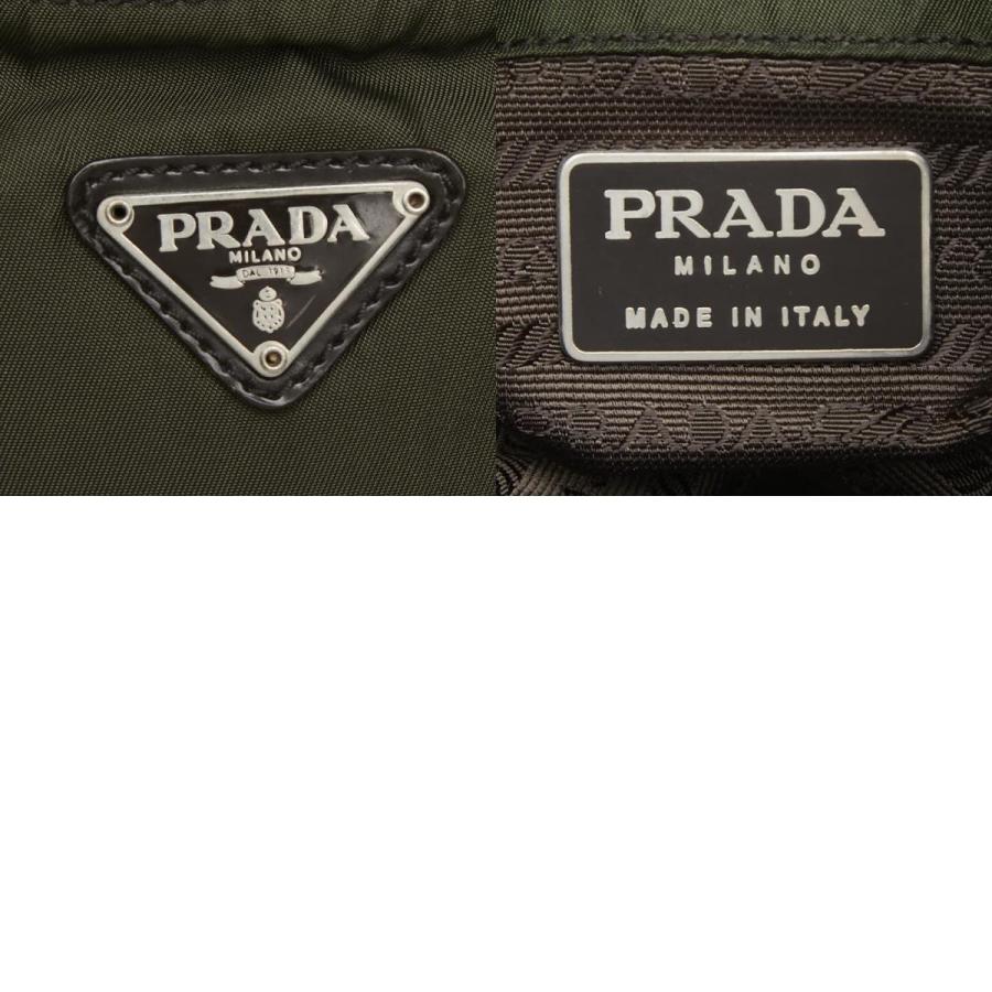 PRADA（プラダ） 三角ロゴプレート リュック バックパック グリーン