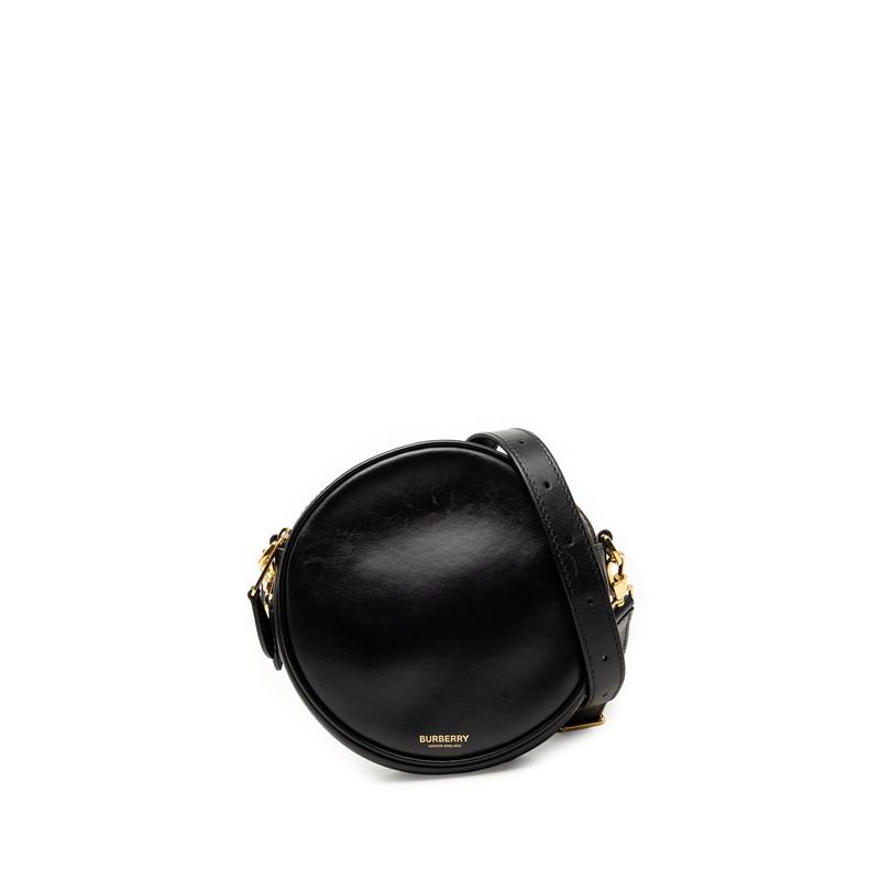BURBERRY（バーバリー） ラウンド 斜め掛け ショルダーバッグ ブラック
