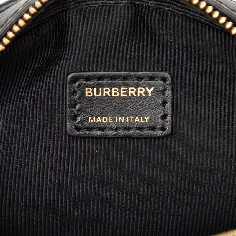 BURBERRY（バーバリー） ラウンド 斜め掛け ショルダーバッグ ブラック