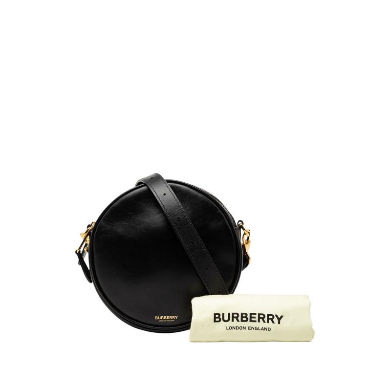 BURBERRY ラウンドショルダーバッグ BURBERRY（バーバリー） ラウンド 斜め掛け ショルダーバッグ ブラック