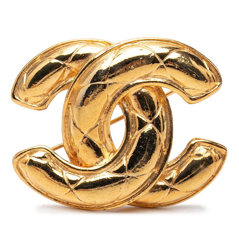 CHANEL（シャネル） ココマーク ブローチ ゴールド メッキ レディース