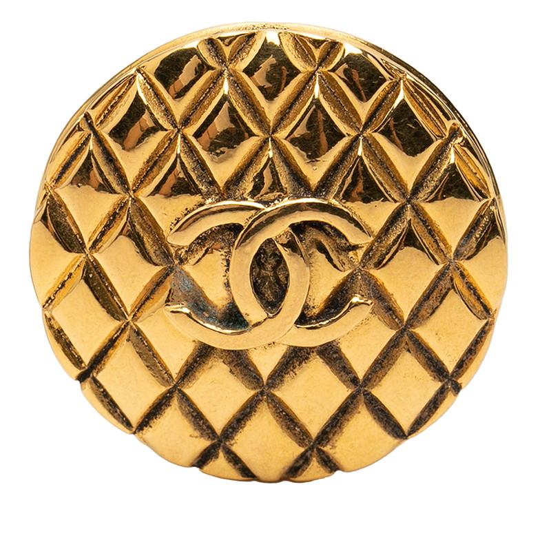 CHANEL（シャネル） ココマーク ヴィンテージ ラウンド ブローチ 25