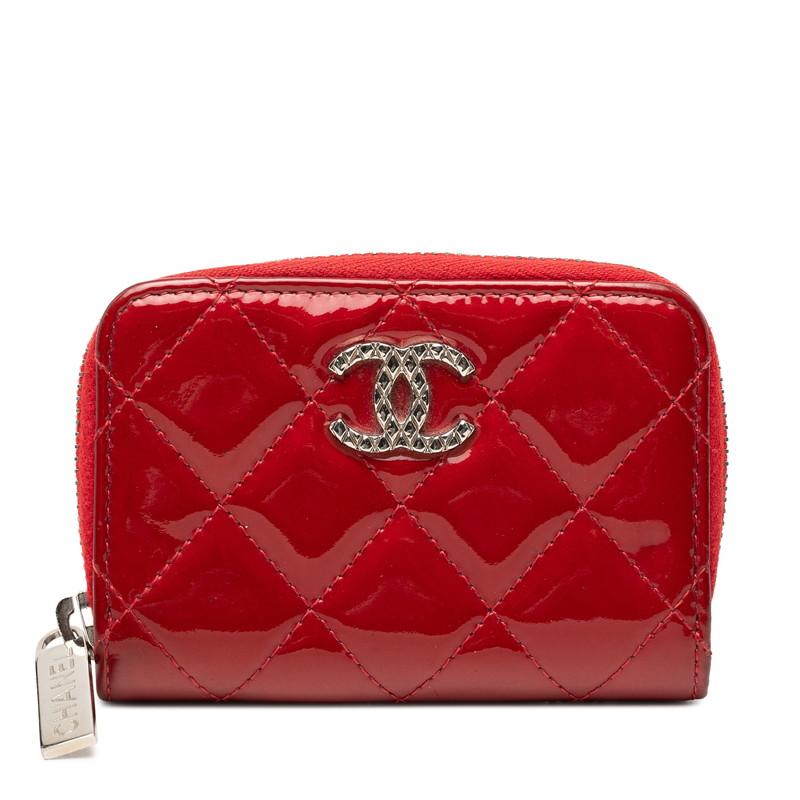 CHANEL（シャネル） ココマーク マトラッセ ラウンドファスナー コイン 