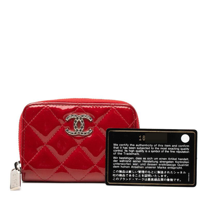 CHANEL（シャネル） ココマーク マトラッセ ラウンドファスナー コイン 