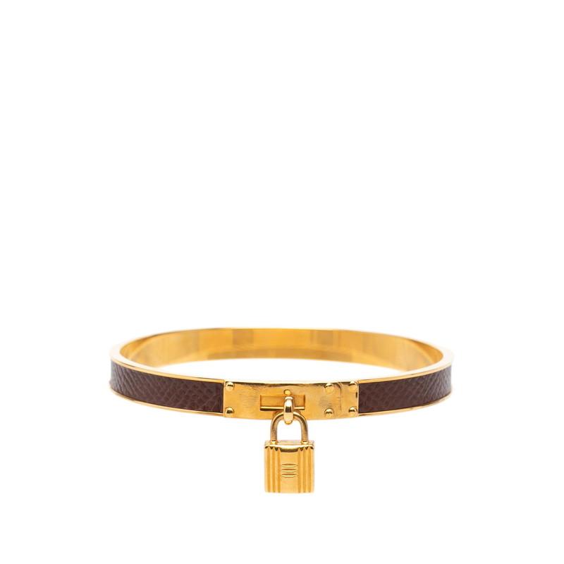 HERMES（エルメス） ケリーバングル ブレスレット ゴールド ブラウン