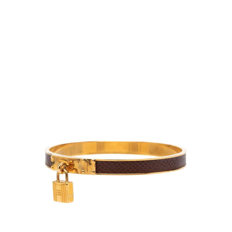 HERMES（エルメス） ケリーバングル ブレスレット ゴールド ブラウン