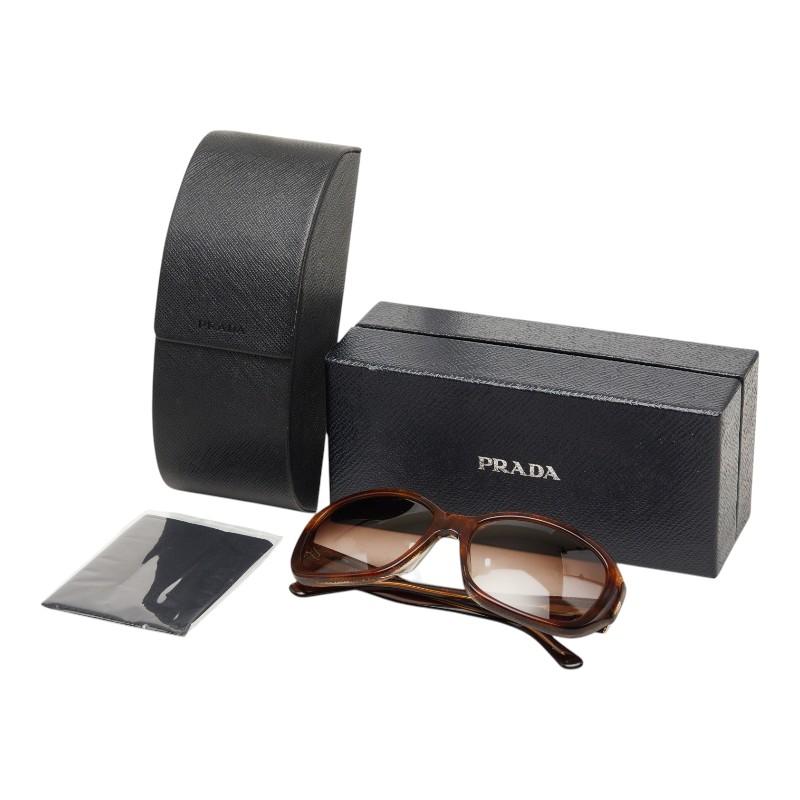 PRADA サングラス SPR31N-A ブラック PRADA（プラダ） アジアンフィット ロゴ スクエア サングラス SPR31N-A