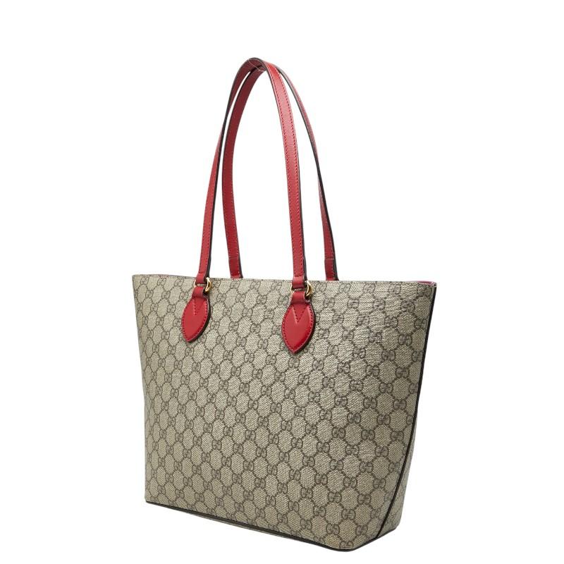 M*I様 GUCCI GGスプリーム トートバッグ y2k swag archi GUCCI（グッチ） GGスプリーム トートバッグ 415721 ベージュ レッド