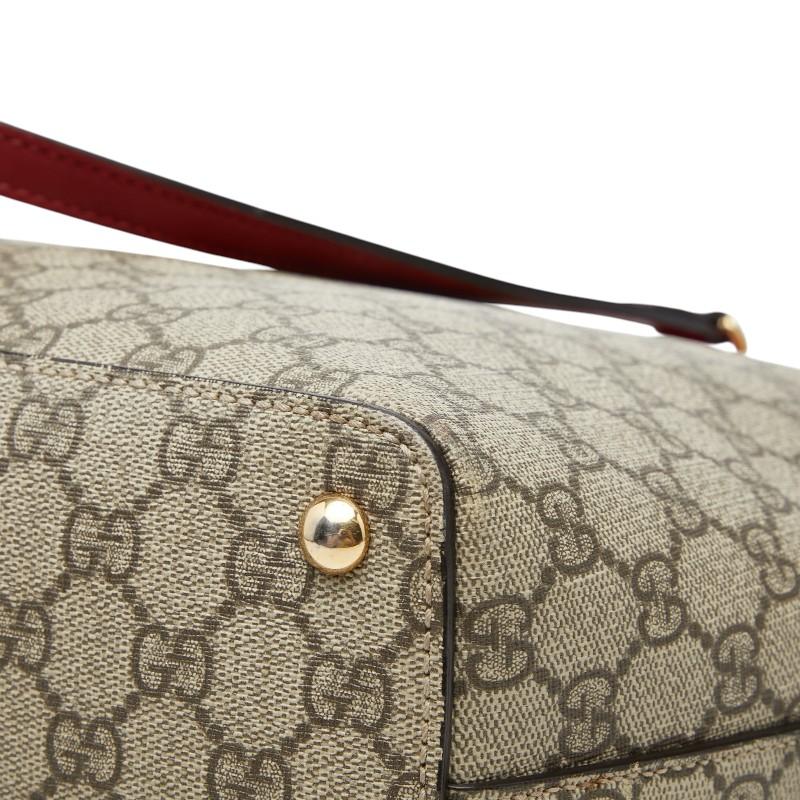 GUCCI（グッチ） GGスプリーム トートバッグ 415721 ベージュ レッド