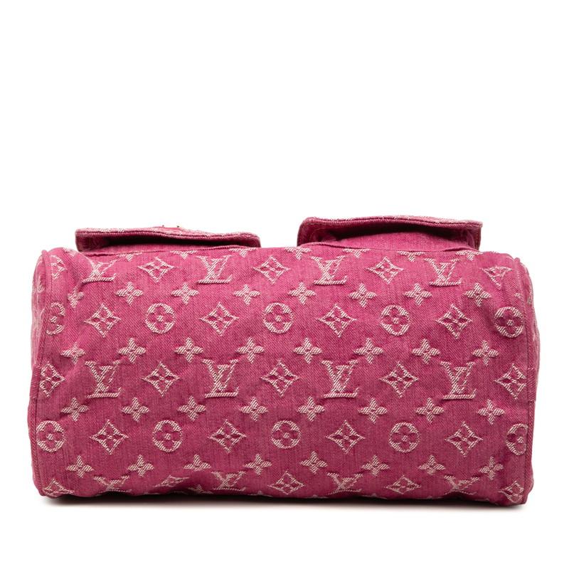 【極美品】ルイヴィトン　スヌード　モノグラム　ピンク LOUIS VUITTON（ルイ・ヴィトン） ルイ ヴィトン モノグラム デニム
