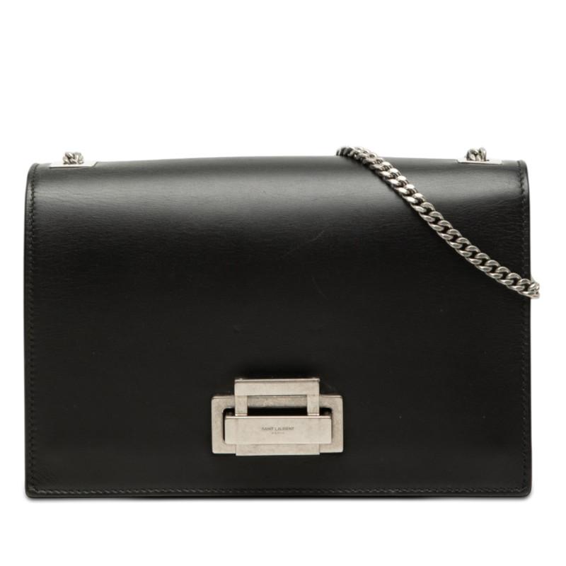 【新品未使用】イヴサンローラン  チェーン ショルダーバッグ ブラック Yves Saint Laurent（イヴ・サンローラン） サンローラン 斜め掛け