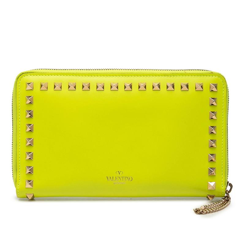 VALENTINO（ヴァレンティノ） ロックスタッズ ラウンドファスナー 長 