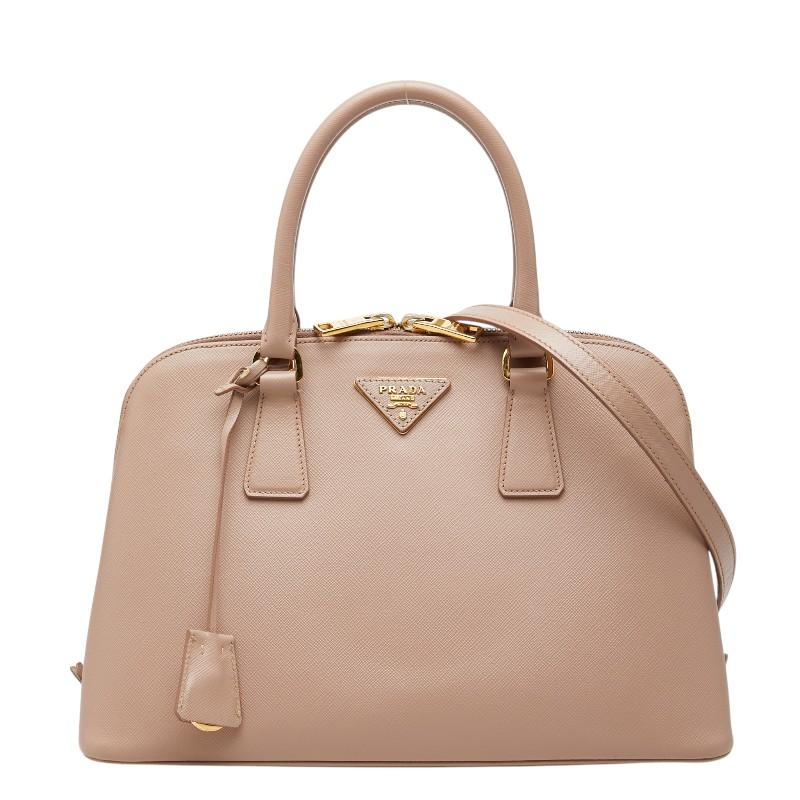 PRADA（プラダ） 三角ロゴプレート ハンドバッグ ショルダーバッグ