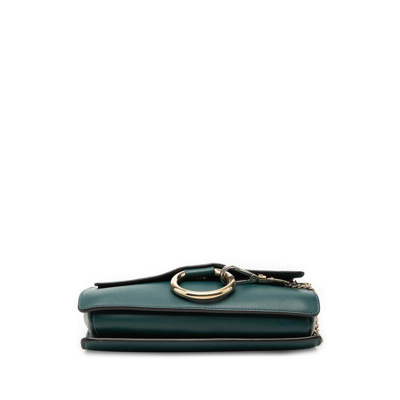 Chloe（クロエ） フェイ 斜め掛け ショルダーバッグ グリーン レザー