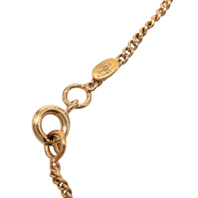 CHANEL（シャネル） ココマーク ネックレス ゴールド ピンク メッキ