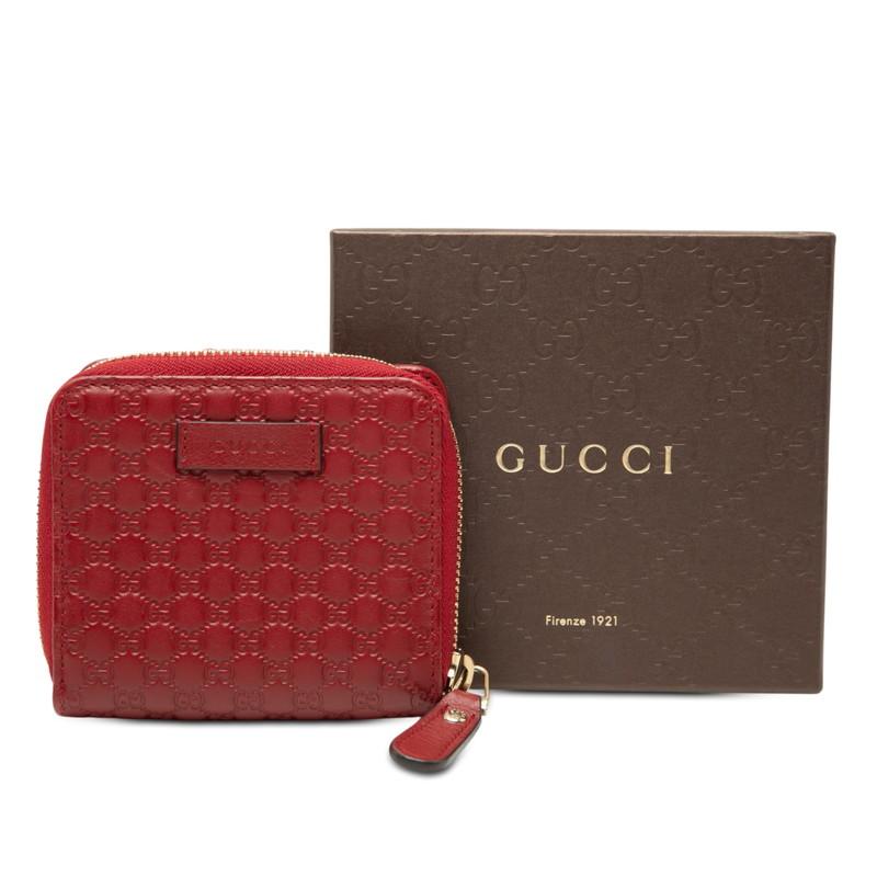 GUCCI（グッチ） マイクログッチシマ 二つ折り財布 コンパクト