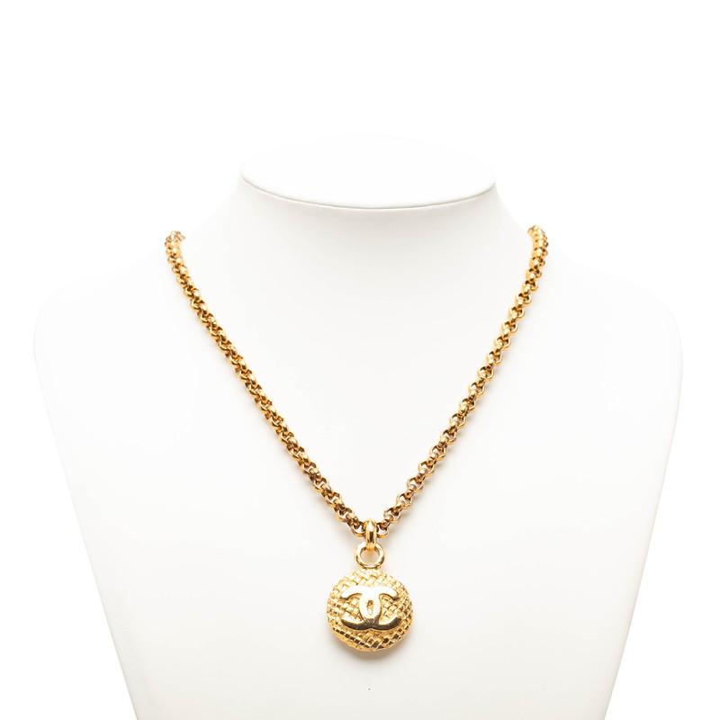 CHANEL ヴィンテージ ココマーク ラウンド ネックレス ゴールドカラー CHANEL（シャネル） ヴィンテージ ココマーク ローグ チェーン