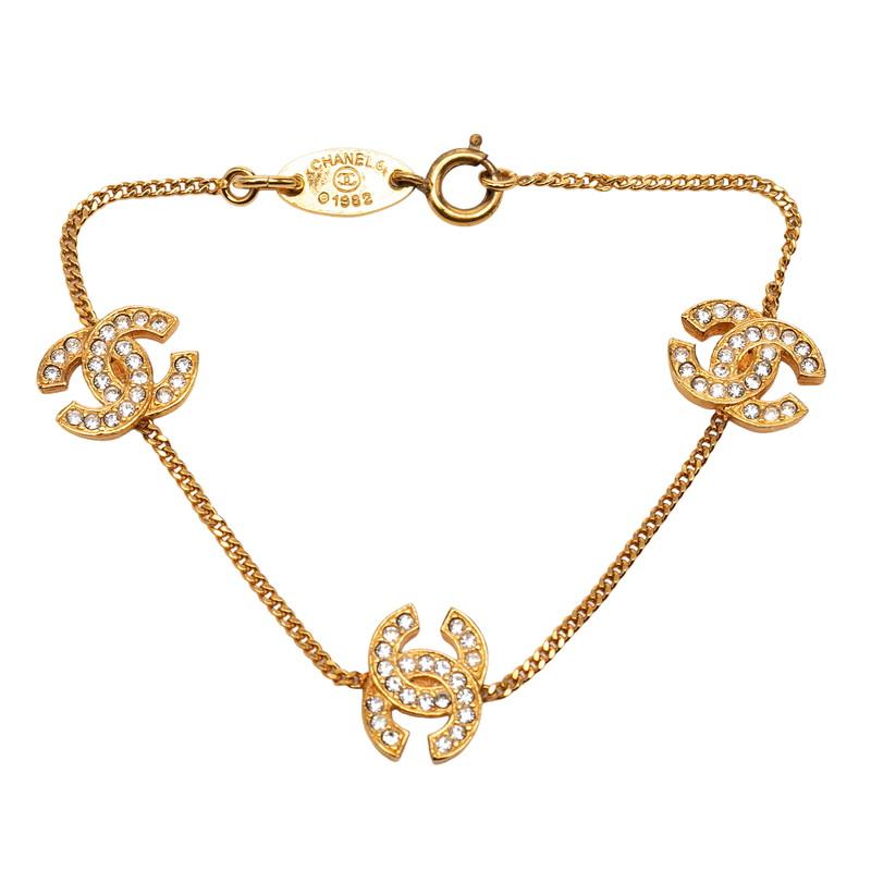 CHANEL（シャネル） ヴィンテージ ココマーク ブレスレット ゴールド