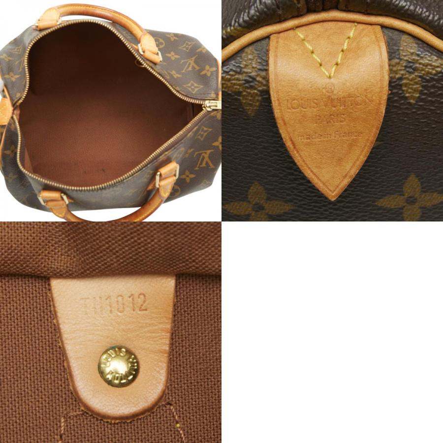 ルイヴィトン スピーディ30 モノグラム ミニボストンバッグ ブラウン C15 LOUIS VUITTON（ルイ・ヴィトン） ルイ ヴィトン モノグラム